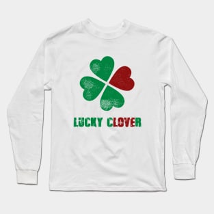 LUCKY cLOVEr Long Sleeve T-Shirt